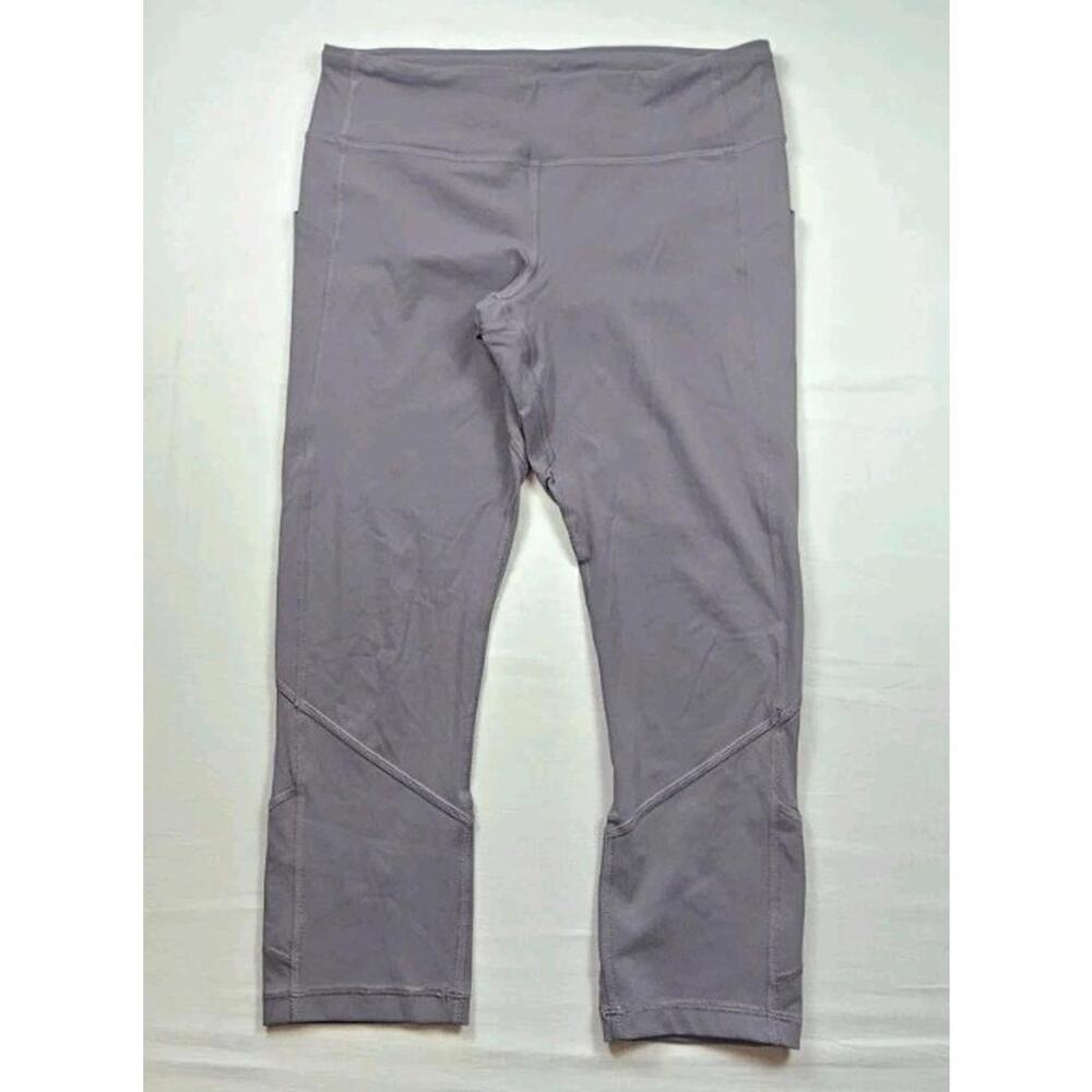 Lululemon Leggings Size 8 Pace Rival Crop Yoga Workout Womens Gym